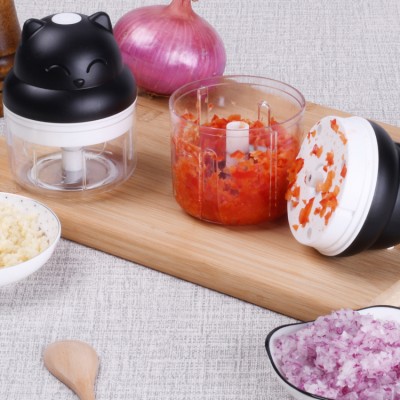 USB rechargeable electric garlic ginger grinder chili fruit chopper vegetable chopper gadget 2020